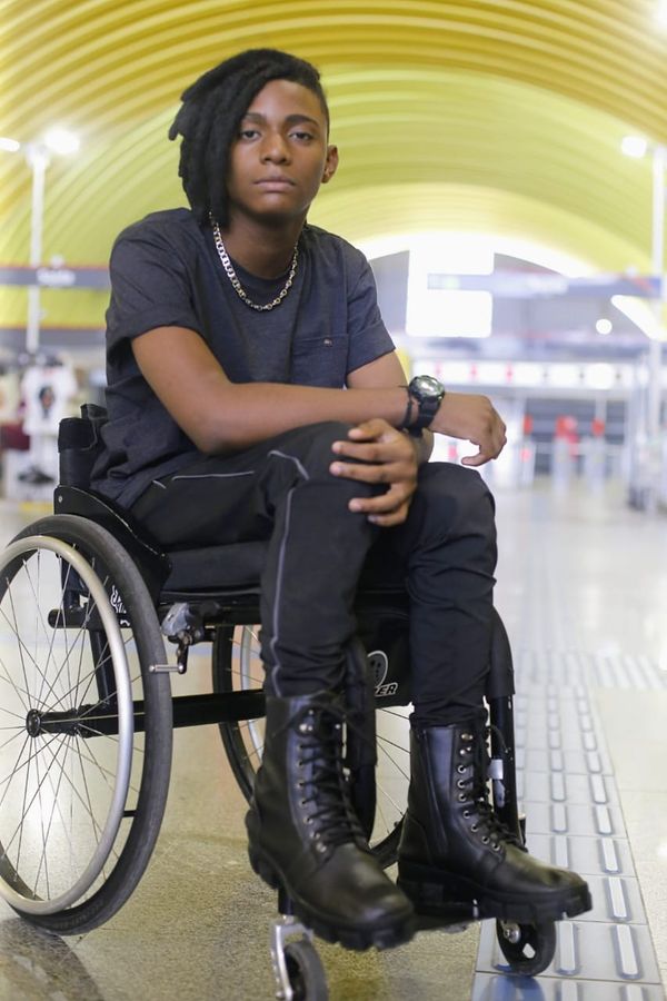 Jonas Gustavo, 13 anos, morador do 
