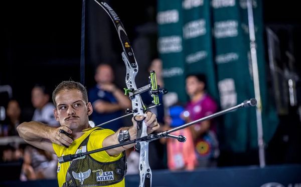 Marcus D'Almeida foi o campeão da Final da Copa do Mundo de tiro com arco