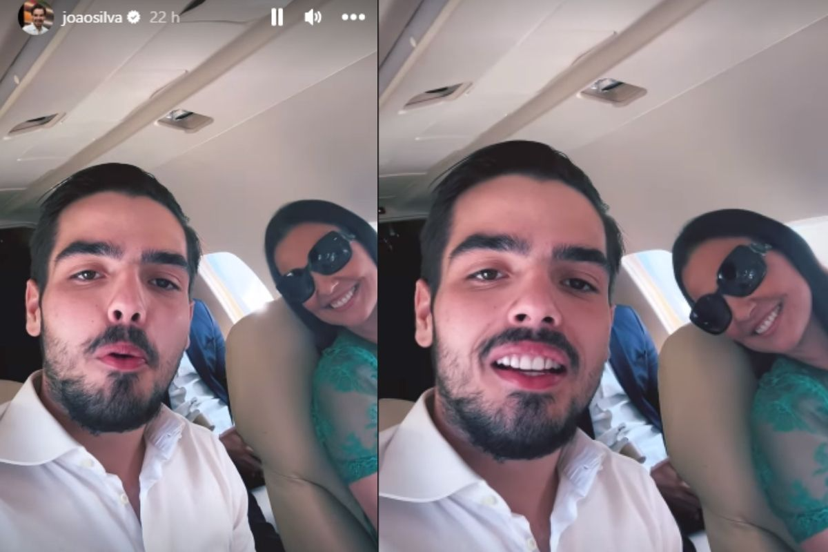 João Silva foi com a mãe até Brasília . Crédito: Reprodução