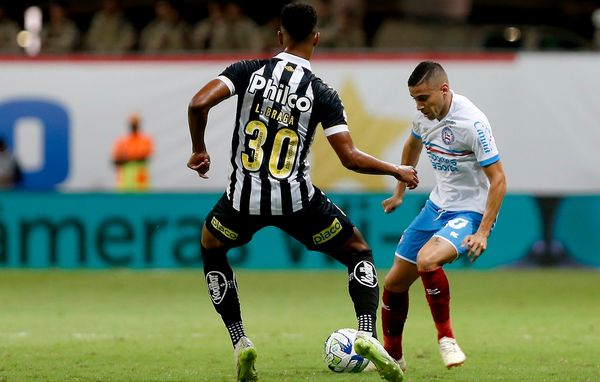 Bahia ficou no 1x1 com o Santos na Arena Fonte Nova