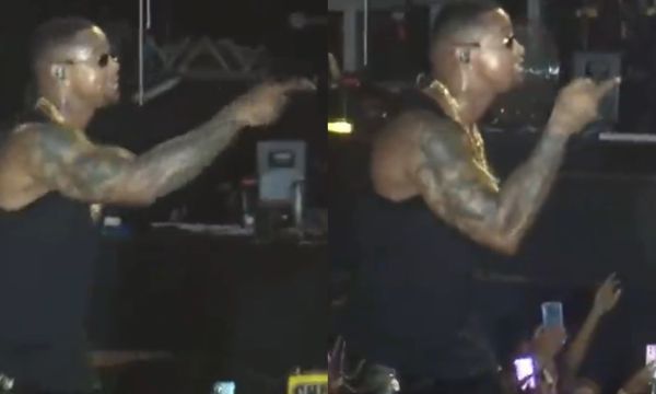 .Leo Santana se irrita com fã no Salvador Fest