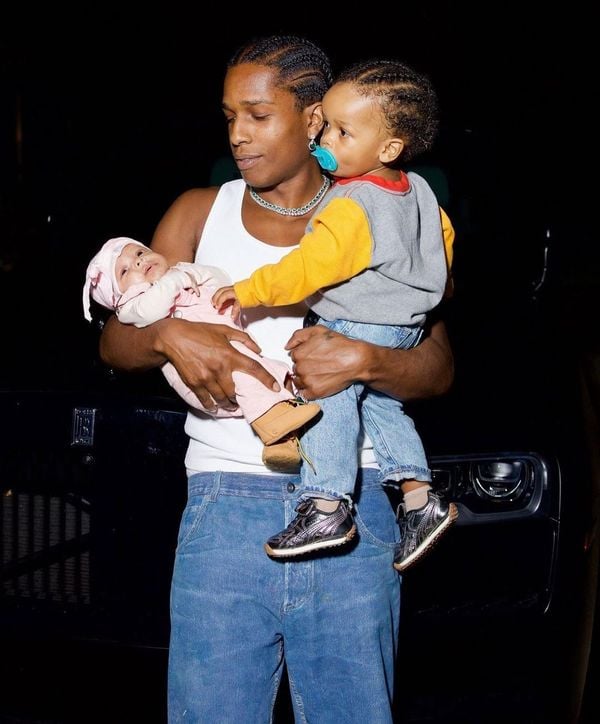 A$AP Rocky e os filhos