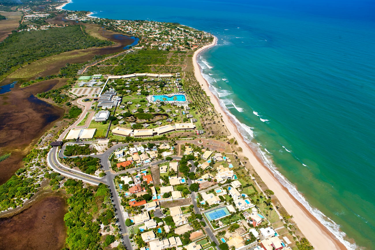 Praia de Guarajuba, em Camaçari