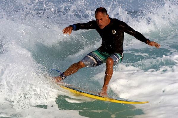 Ricardo Bocão pega onda há mais de 40 anos