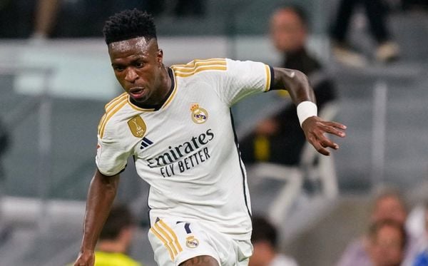 Vinicius Júnior por Real Madrid/Divulgação