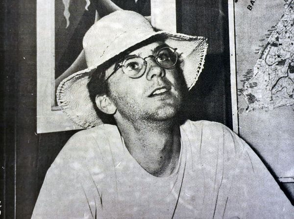 Paul Thomas Anderson em Salvador, em setembro de 1993, quando participou de mostra de curtas americanos na Sala Walter da Silveira