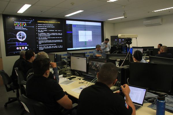 A avaliação do equipamento aconteceu no Centro de Operações e Inteligência (COI)