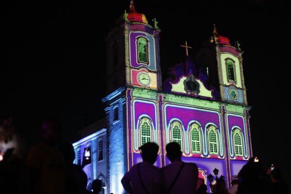 SSA Mapping transformou a Igreja do Bonfim em tela entre os dias 2 e 8 de outubro