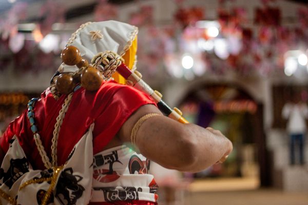Iniciação de iaô de Exu no terreiro Aganju, em Lauro de Freitas