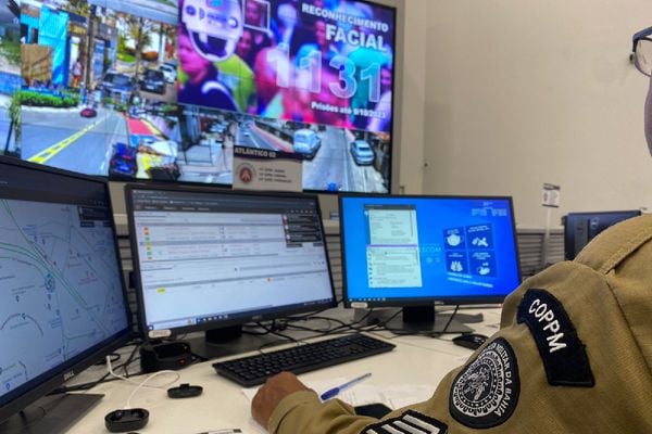 Tecnologia de Reconhecimento Facial já identificou procurados pelos crimes de homicídio, roubo e estupro nas últimas 72 horas. por Poliana Lima/ Ascom SSP