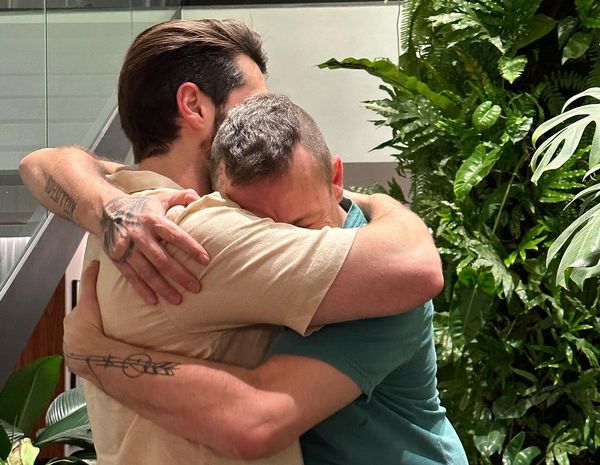 Alok reencontrou o pai