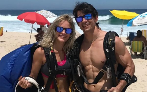 Mulher de empresário que morreu em salto de paraquedas em SP faz homenagem ao marido