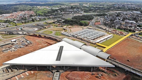 Fiscalizações definem reta final da nova estação Águas Claras do Metrô