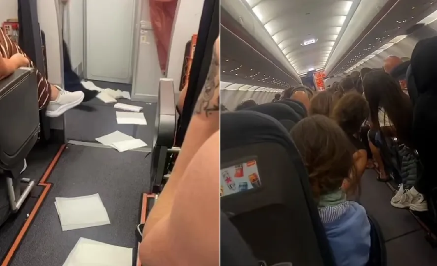 Passenger defecates on plane bathroom floor and flight is canceled