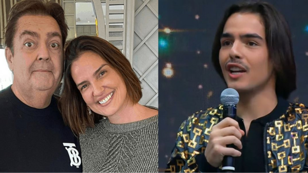 Faustão, Luciana e João Silva