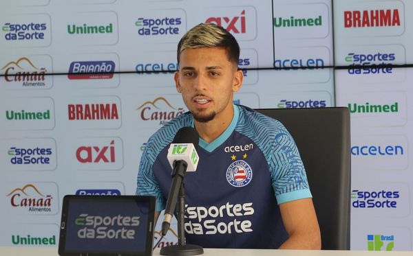 Biel durante passagem pelo Bahia por EC Bahia/Divulgação