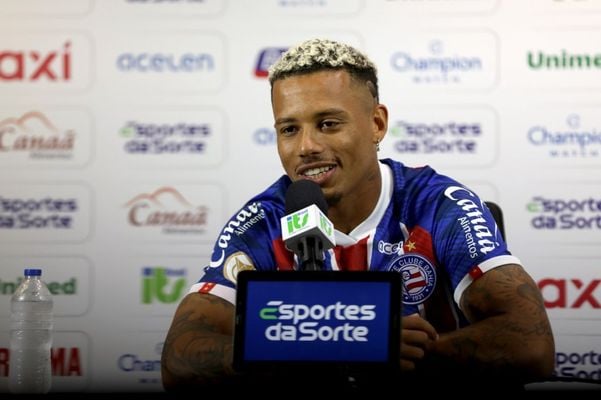 Rafael Ratão por Felipe Oliveira/EC Bahia