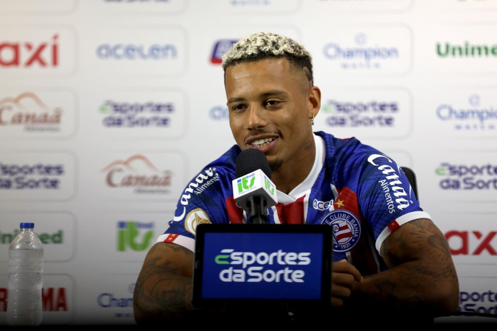 Rafael Ratão por Felipe Oliveira/EC Bahia