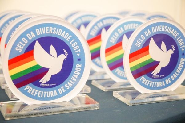 Selo da diversidade LGBT+ por Lucas Moura/Secom PMS