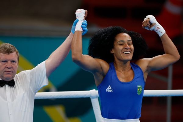 Bynha faturou o ouro na categoria até 66kg do boxe