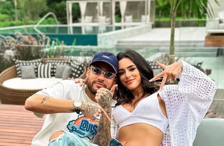 Bruna e Neymar por Reprodução