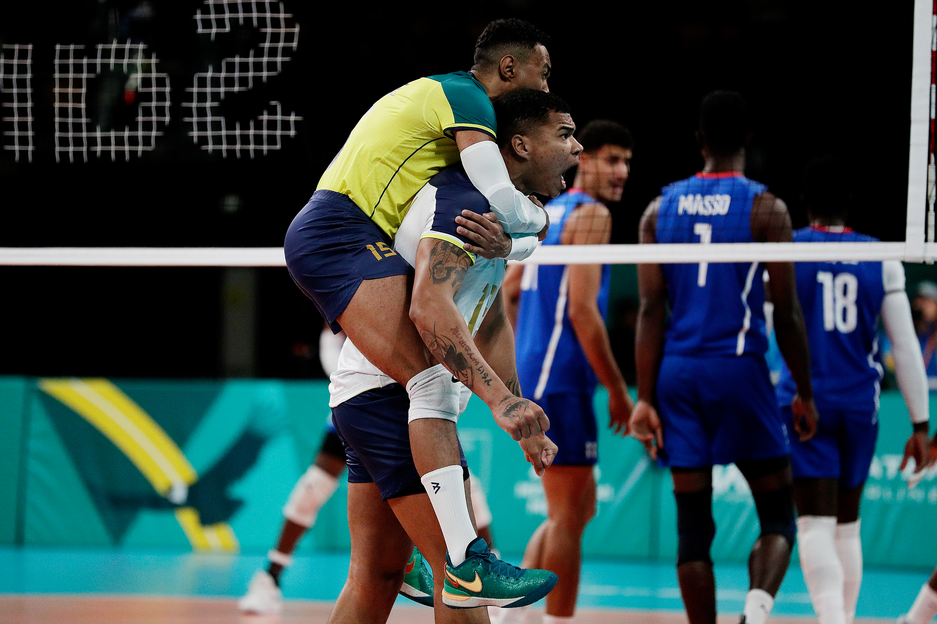 Pan: invicto, Brasil bate Cuba e vai às semifinais do vôlei masculino
