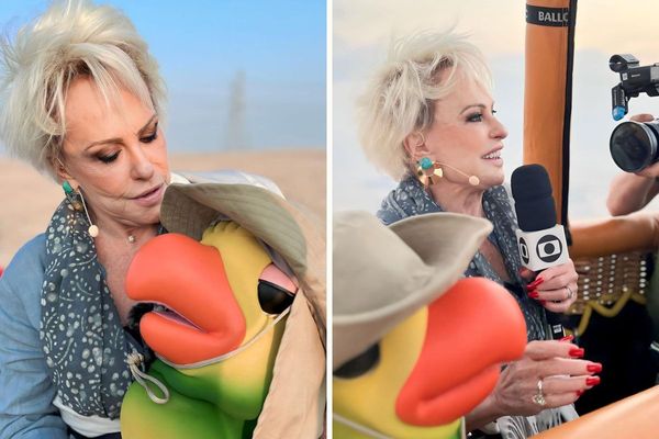 Ana Maria Braga e Louro Mané estão em uma viagem em Dubai para celebrar os 24 anos do Mais Você