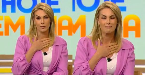 Ana Hickmann fala ao vivo na Record