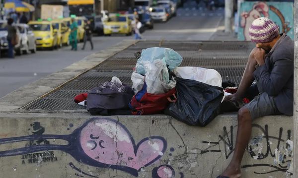 Pessoa em situação de rua no Rio