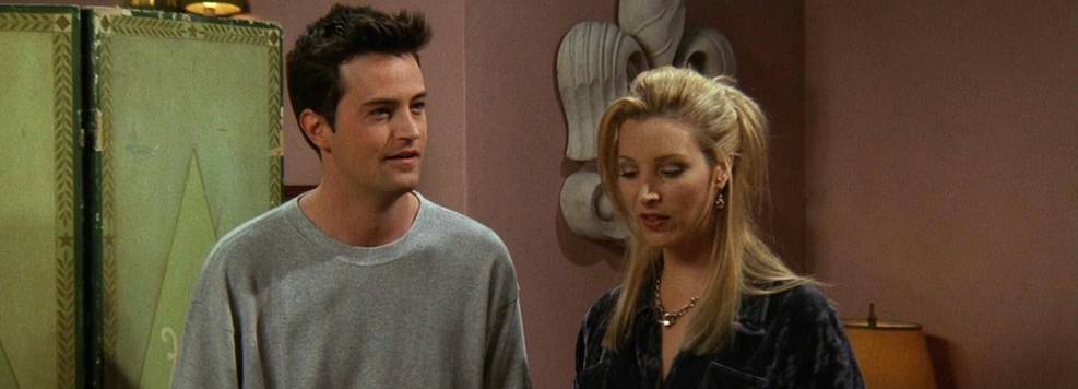 Mattew e Lisa atuando em Friends por Reprodução