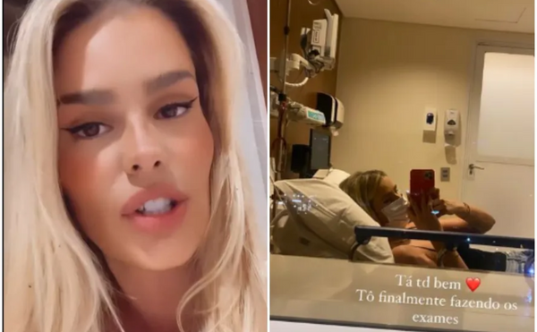 Yasmin Brunet revela costela fraturada