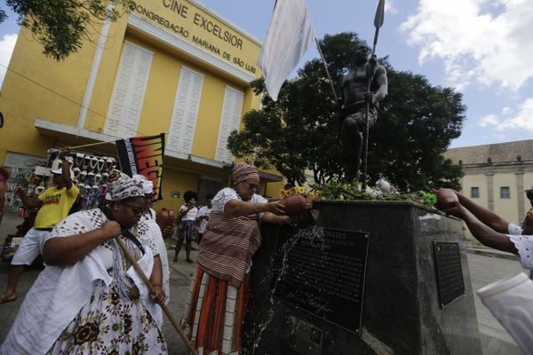 No candomblé, a lavagem é considerada celebração à ancestralidade