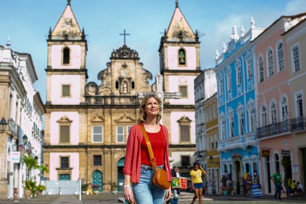 Rita Lobo gravou o primeiro episódio de Prato Feito Brasil na  Bahia
