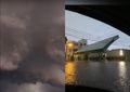 Tempestade atinge cidade de Barra
