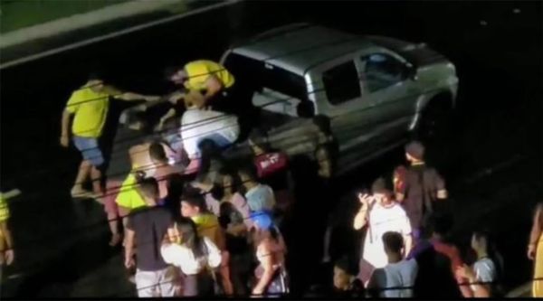 Confusão aconteceu em porta de residência