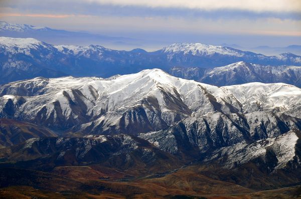 Montanhas do Alto Atlas no Marrocos