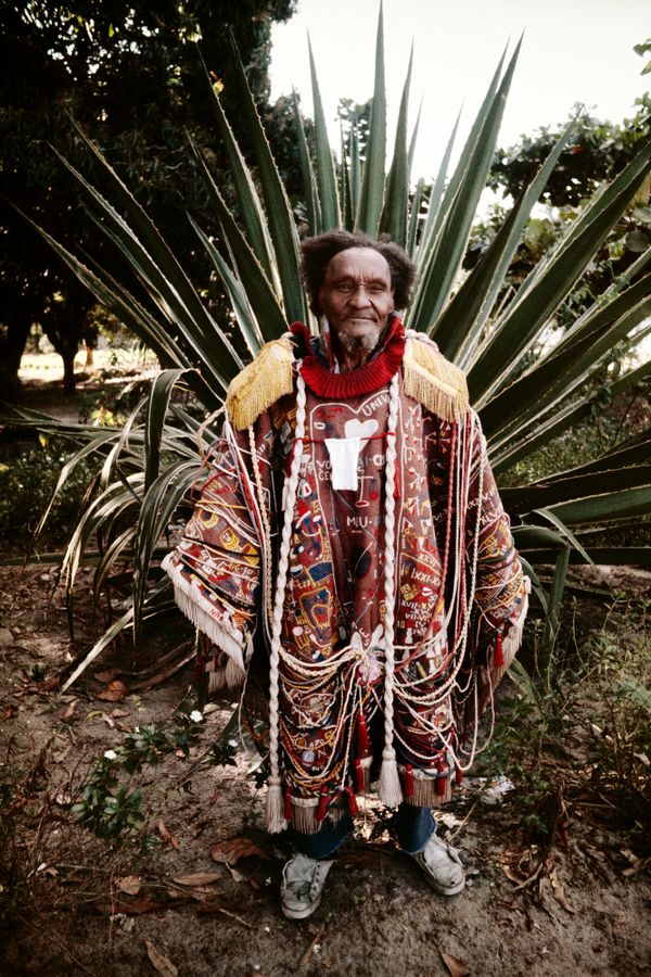 Arthur Bispo do Rosário, na Colônia Juliano Moreira, no Rio, em  1985