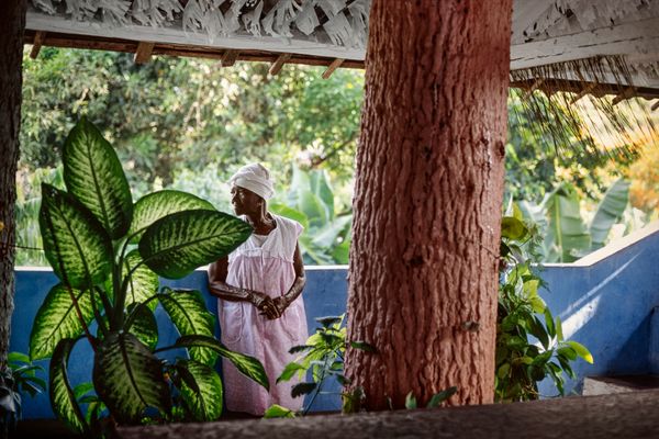 Mãe Filhinha  em Cachoeira, Bahia, em 1998