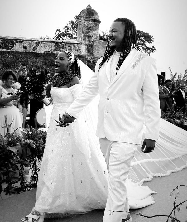 Monique Evelle e Lucas Santana