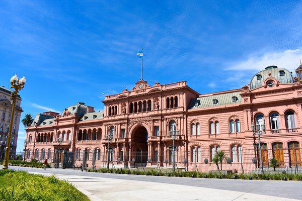 Casa Rosada é a sede da presidência da República Argentina, em Buenos Aires