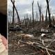 Imagem - Bebê sobrevive a tornado e é encontrado em cima de árvore após ser lançado para fora de casa