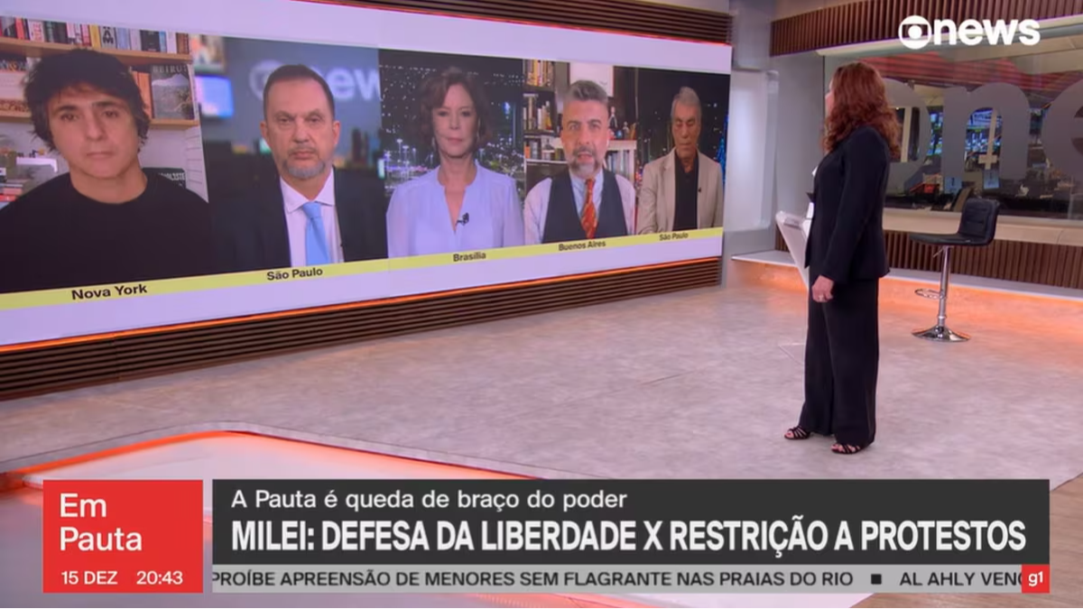 Jornal Correio Comentaristas Da Globo News Discordam E Discutem Ao Vivo