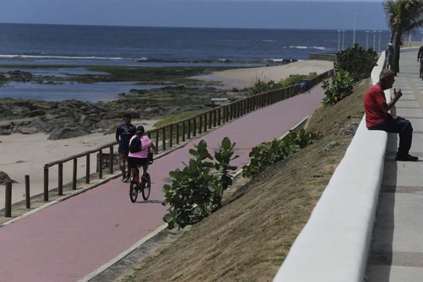 Bikes na orla de Salvador