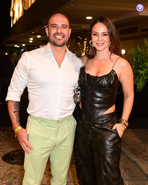 Diogo Nogueira e Paolla Oliveira por Reprodução