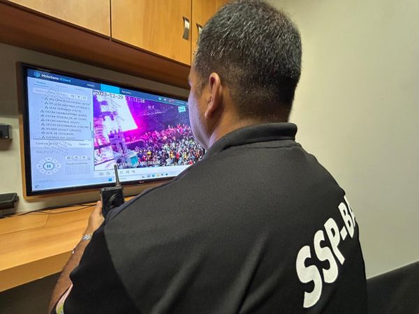 SSP usa reconhecimento facial no Virada Salvador por Márcia Santana / SSPBA