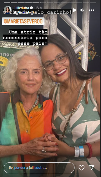 Jullie Dutra e Marieta Severo