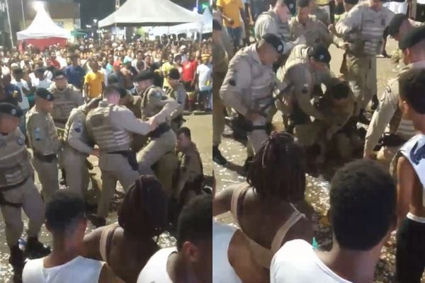 Policiais Militares são acusados de agressão durante festa de Réveillon em Camamu por Reprodução