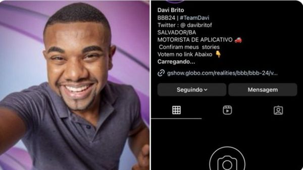 Instagram de Davi Brito é desativado