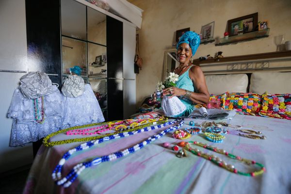 Valquiria dos Anjos participa há xx anos da Lavagem