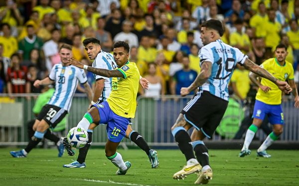 Clássico entre Brasil e Argentina teve confusão nas arquibancadas